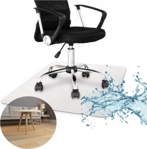 Mata pod krzesło podłogowa PCV okrągła 2mm fi 100 4