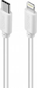 Kabel USB Acme USB-C - Lightning 1 m Biały (1_781567) 1