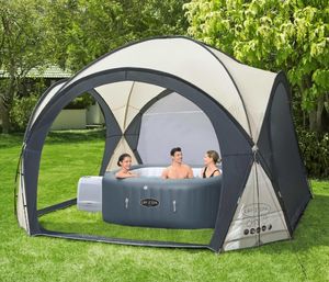 Bestway Namiot kopułowy Lay-Z-Spa nad jacuzzi, 390 x 390 x 255 cm 3