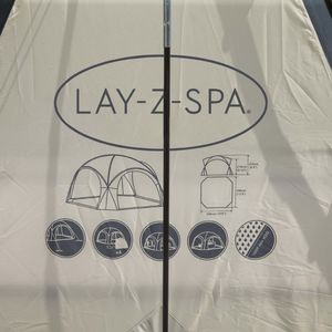 Bestway Namiot kopułowy Lay-Z-Spa nad jacuzzi, 390 x 390 x 255 cm 4
