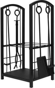 Ikonka Stojak na drewno z przyborami PK011 3