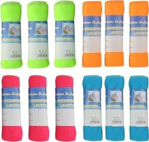 Ikonka Ściereczki z mikrofibry - zestaw 12szt. 4