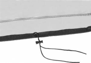 Ikonka Pokrowiec na kosz ogrodowy podwójny czarny 4