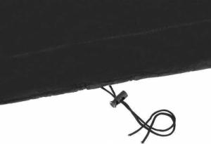 Ikonka Pokrowiec na kosz ogrodowy podwójny czarny 5