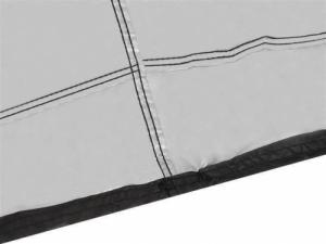 Ikonka Pokrowiec na kosz ogrodowy podwójny czarny 6