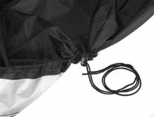 Ikonka Pokrowiec na kosz ogrodowy podwójny czarny 8