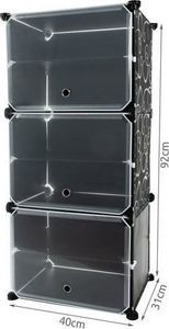 Ikonka Regał modułowy na buty - 6 poziomów 9