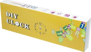 Ikonka Zegar ścienny duży 80-120cm srebrny 12 cyfr 6