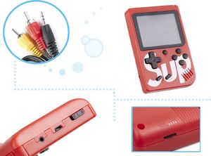 Ikonka Konsola przenośna Game Box 400 gier czerwona 2