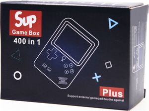 Ikonka Konsola przenośna Game Box 400 gier czerwona 5