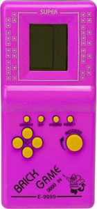 Ikonka Gra Gierka Eletroniczna Tetris 9999in1 różowa 1