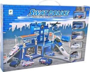 Ikonka Komisariat - Posterunek Policji Z Garażem - Auta, Helikopter 2