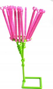 Ikonka Patyczki Słomki Konstrukcyjne, Klocki Edukacyjne 1000 Elementów 11