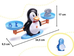 Ikonka Waga Szalkowa Edukacyjna Nauka Liczenia Pingwin 3