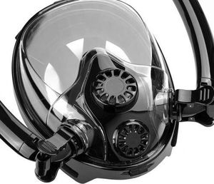 Ikonka Maska do snurkowania pełnotwarzowa double S/M 4