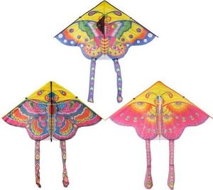 Ikonka Latawiec duży 90cm motyl mix kolor 3