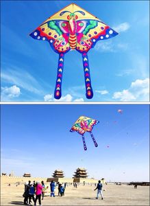 Ikonka Latawiec duży 90cm motyl mix kolor 7