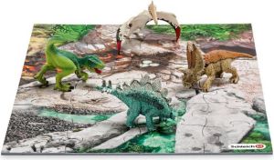 Figurka Schleich Dinozaury z puzzlami, Odkrywca 42213 1