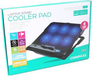Podstawka chłodząca Omega COOLER PAD COOLWAVE czarna 3