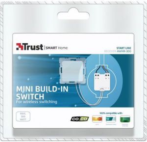 Trust Mały łącznik instalacyjny do bezprzewodowego sterowania oświetleniem (do 300 W) (AWMR-300) 2