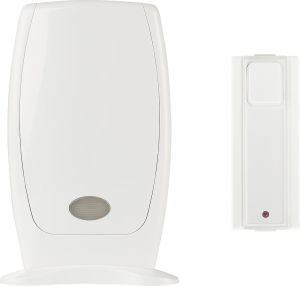 Trust Zestaw bezprzewodowy dzwonek i przenośny głośnik z 5 melodiami, 4 poziomami głośności i kontrolką diodową (ACDB-6600AC) 5