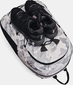Under Armour Plecak sportowy Hustle Sport szary z wzorkami (1364181-100) 4