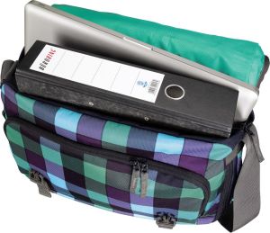 Coocazoo torba na ramię HangDang II Green Purple District - (001247930000) 4