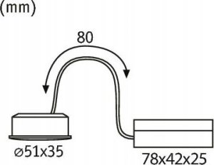 Lampa sufitowa Paulmann Choose 3szt. Coin WhiteSwitch LED 3x6,5W 620lm 2700K 51mm Tworzywo sztuczne 2