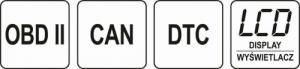 Yato Tester diagnostyczny OBD/EOBD YT-72977 2