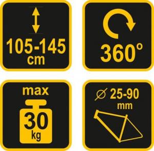 Vorel VOREL STOJAK DO OBSŁUGI ROWERÓW T77715 2