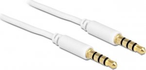 Kabel Delock Jack 3.5mm - Jack 3.5mm 5m biały (83443) 1