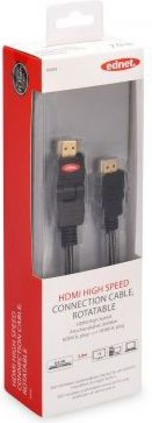 Kabel Ednet HDMI - HDMI 2m czarny (84493) 8