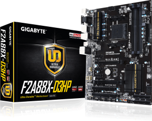 Płyta główna Gigabyte GA-F2A88X-D3HP, A88X, DualDDR3-2133, SATA3, RAID, HDMI, DVI, D-Sub, ATX 1