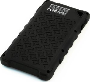 Powerbank PowerNeed Sunen Power Bank 8000mAh z panelem solarnym 0.95W, czarny (S8000B) 11