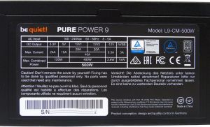 Zasilacz be quiet! Pure Power 9 500W (BN267) 7