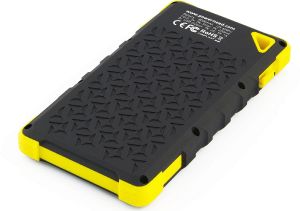 Powerbank PowerNeed Sunen Power Bank 8000mAh z panelem solarnym 0.95W, żółty (S8000Y) 15