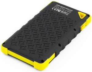 Powerbank PowerNeed Sunen Power Bank 8000mAh z panelem solarnym 0.95W, żółty (S8000Y) 4