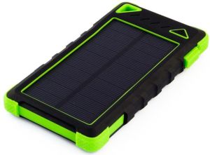 Powerbank PowerNeed Sunen Power Bank 8000mAh z panelem solarnym 0.95W, zielony (S8000G) 2