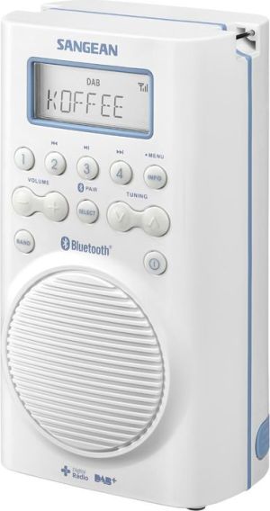 Sangean H-205D BT (Aquatic 205) White/Blue - 200568 5