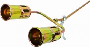 AWTools Palnik dekarski długi z dwoma dyszami 60 MM AW13855 2