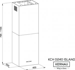 Okap Kernau KCH 0240.1 B Island 2
