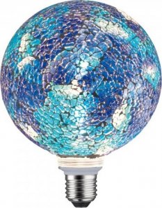 Paulmann Źródło LED G125 Mosaic 5W 470lm Niebieski Ściemnialne E27 2700K 230V 1