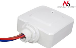 Maclean Czujnik ruchu mikrofalowy do zabudowy MCE137, 1200W zasięg 4m-10m (MCE137) 2