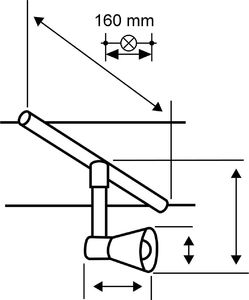 Paulmann Wire zestaw MacII max5x10W GU5,3 Czarny mat/Chrom 12V DC 60VA Metal/ Tworzywo sztuczne 2