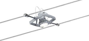 Paulmann System linkowy Mac II max. 5x10W GU5,3 Chrom Mat 230/12V 60VA Metal/Tworzywo sztuczne 3