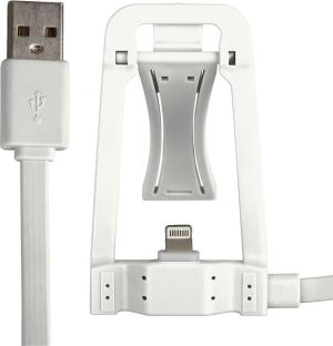 Kabel USB Global Technology Z DOKOWANIEM iPh.6s5siPadAir biały (5901836521859) 1