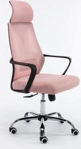 Krzesło biurowe Topeshop Nigel Różowe 1