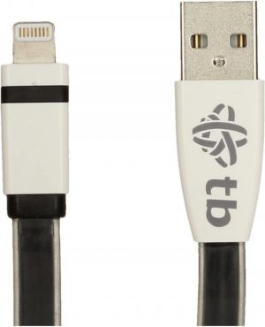Kabel USB TB Print USB-A - 1 m Czarny Biały (AKTBXKUAMFI100B) 1
