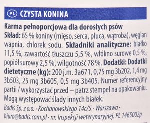 Animonda GranCarno Single Protein smak: konina - puszka 400 g 2