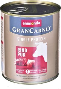 Animonda ANIMONDA GranCarno Single Protein smak: wołowina - puszka 800g 1
